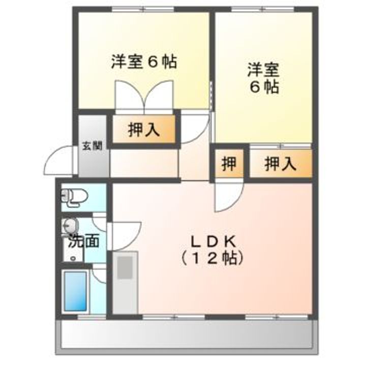 新庄屋マンションの間取り