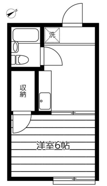 ジュネス中川の間取り