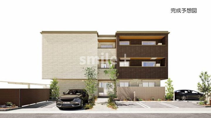 ベレオガーデンズ上中野の地図