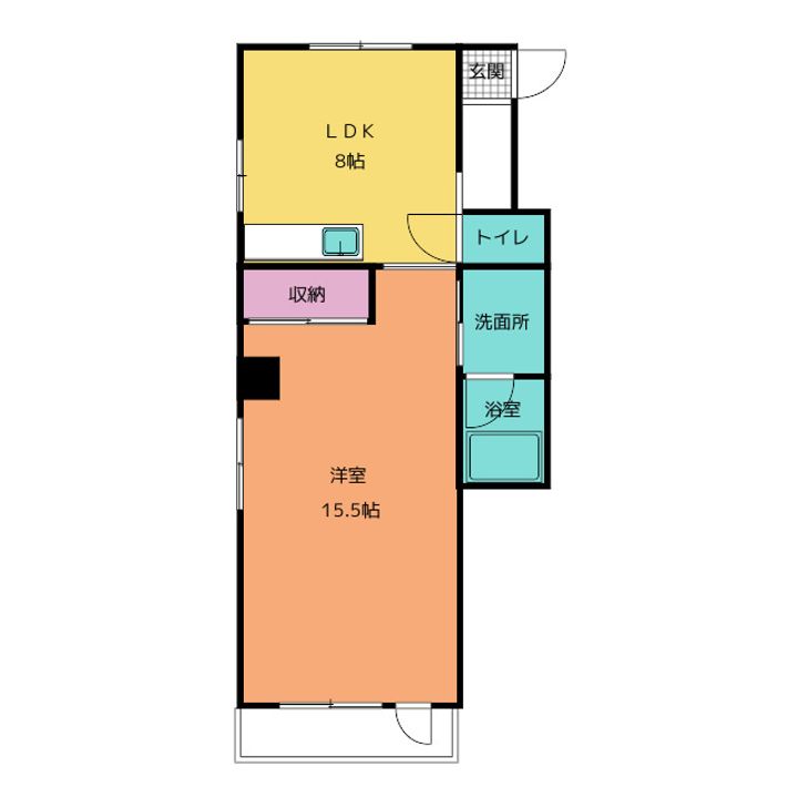 アイコウハイツの間取り