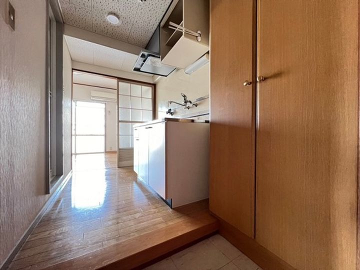 第6みぞたコーポの玄関