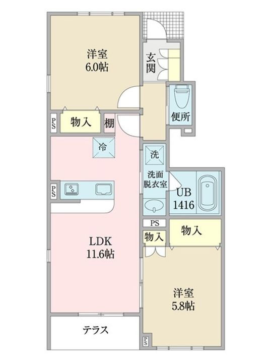 アリビオの間取り