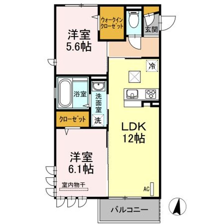 ラ・ルーチェの間取り