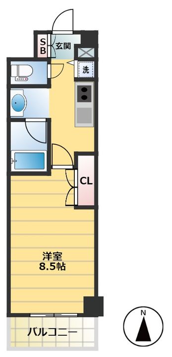 フローラル中葛西Vの間取り