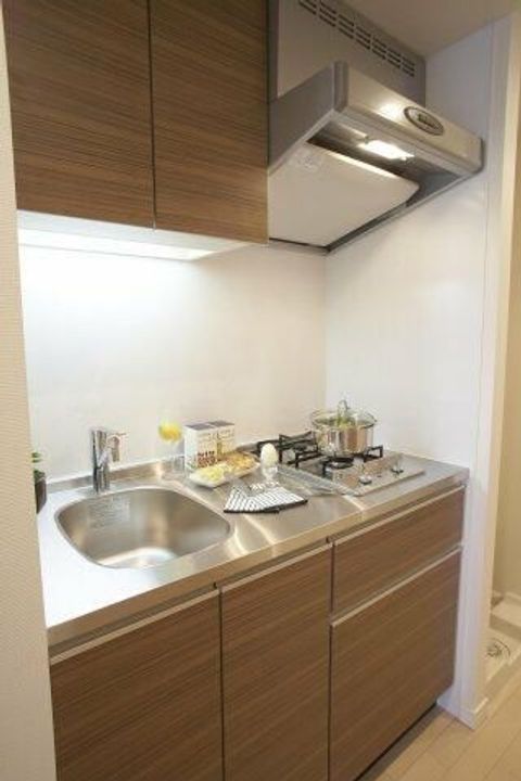 東京都港区三田5の賃貸マンションのキッチン