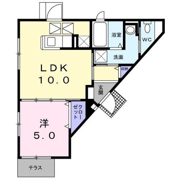 エテルノ阪急伊丹plus+の間取り
