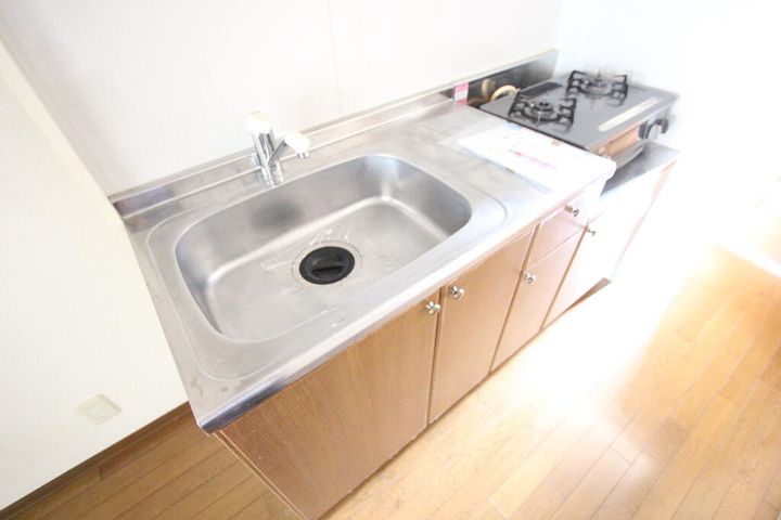 広島県広島市南区皆実町6(マンション)の賃貸物件のキッチン