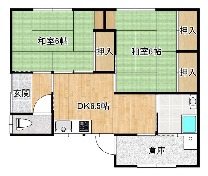 山口県宇部市則貞1(一戸建)の賃貸物件の間取り
