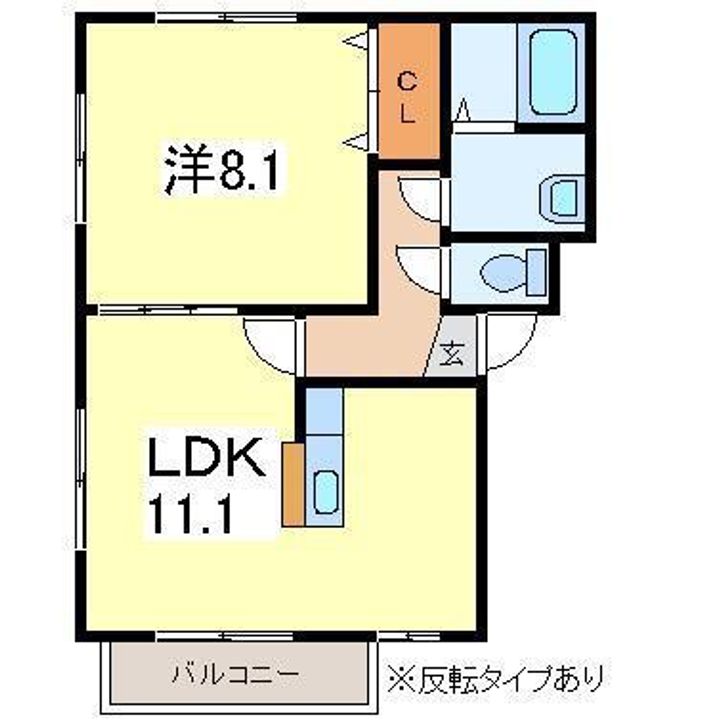 サンライズ7 Aの間取り