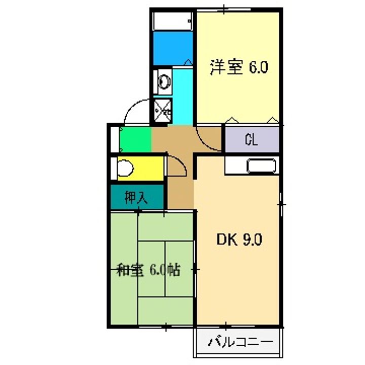 セジュールOK B棟の間取り
