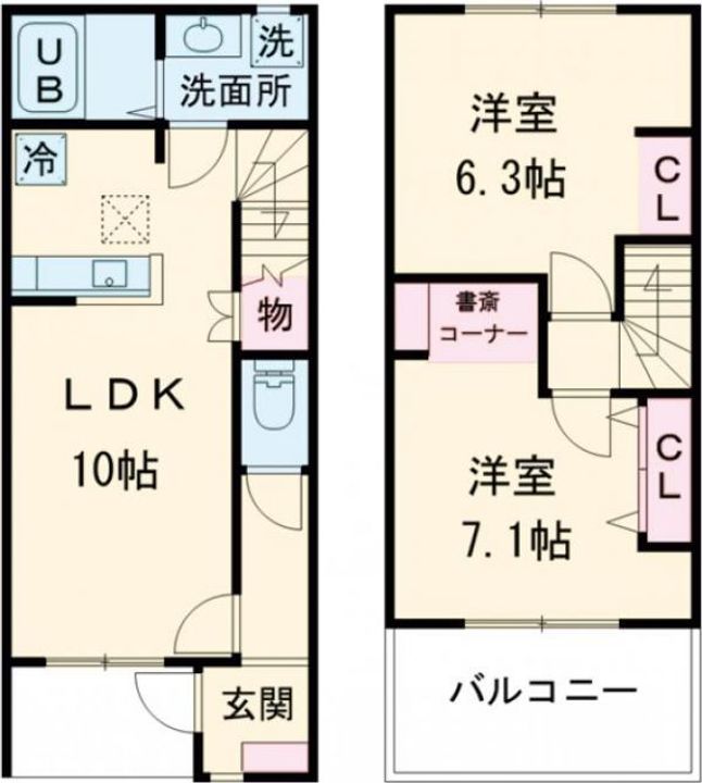 Felice(フェリーチェ)の間取り