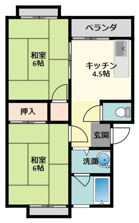 プラザハイツIIの間取り