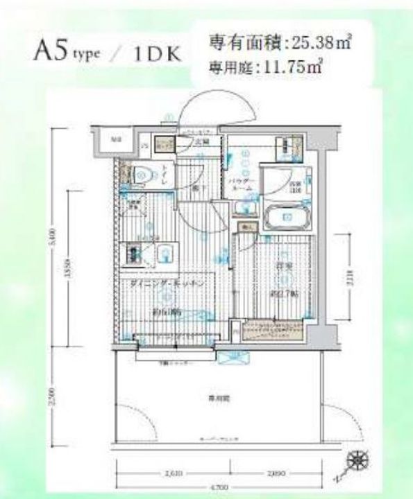 ブライズ鷺沼の間取り