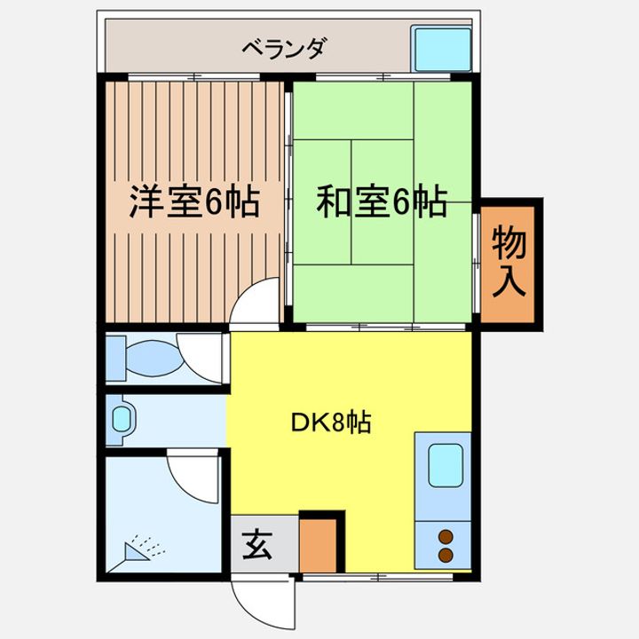 コーポみやぎの間取り