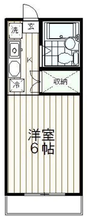 東京都多摩市南野3(マンション)の賃貸物件の間取り