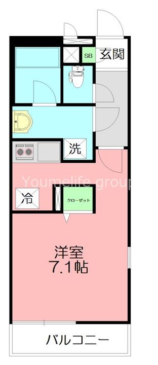 神奈川県藤沢市長後(アパート)の賃貸物件の間取り