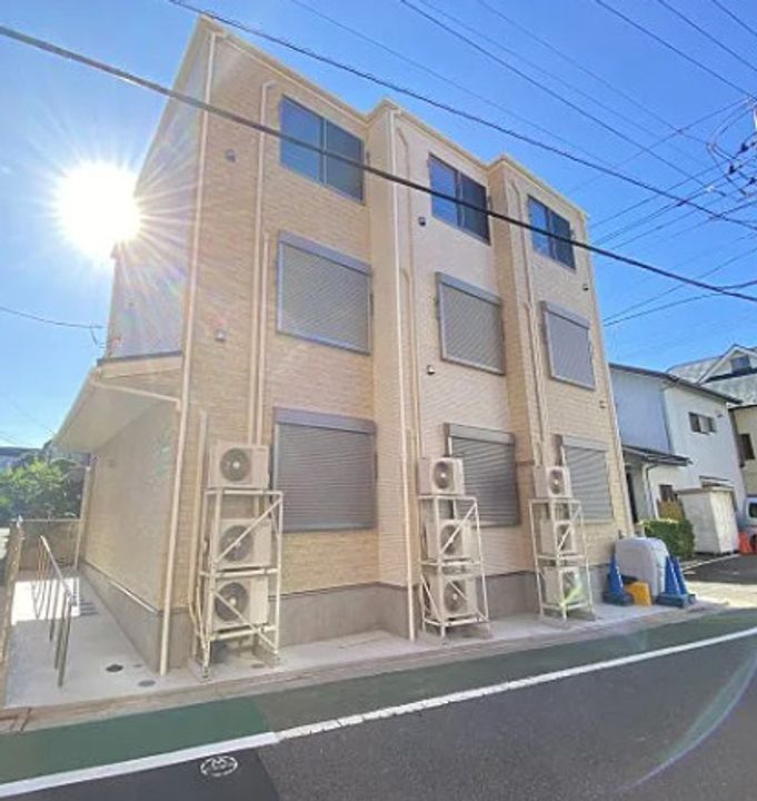 東京都板橋区蓮根1の賃貸アパートの外観