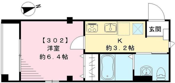東京都練馬区春日町3(マンション)の賃貸物件の間取り