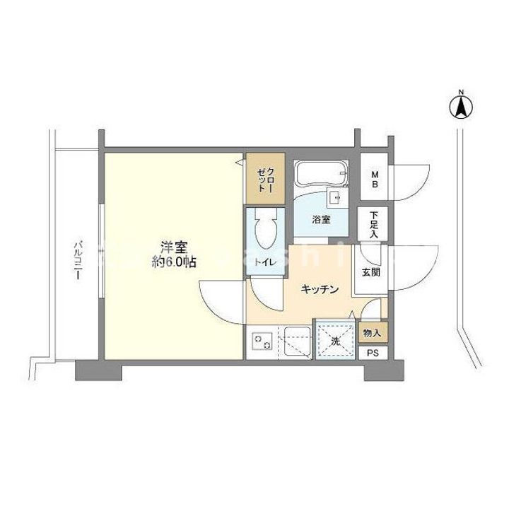 東京都豊島区目白2(マンション)の賃貸物件の間取り