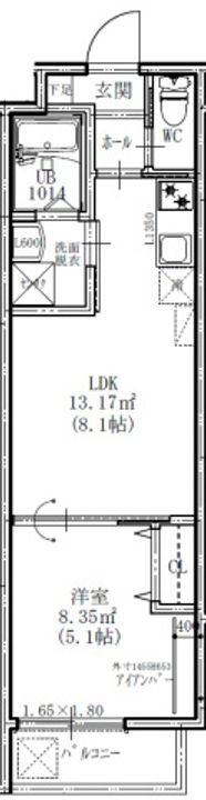 (仮)LEI番所ヶ口の間取り