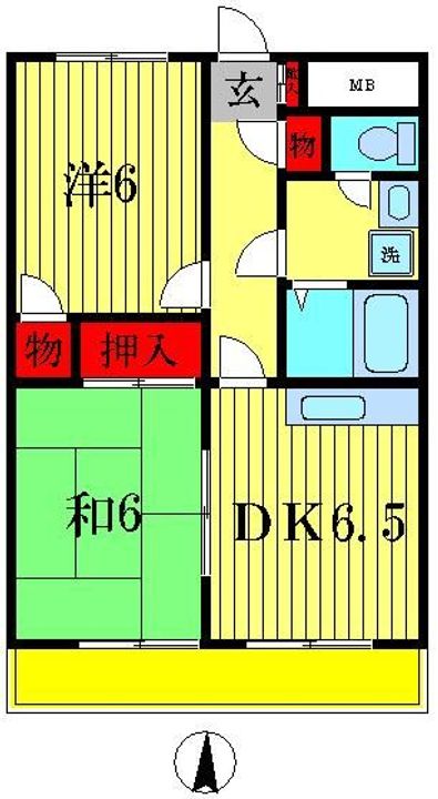 グリーンヒルズ新松戸の間取り
