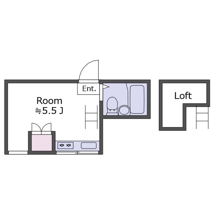 プラムハイツの間取り