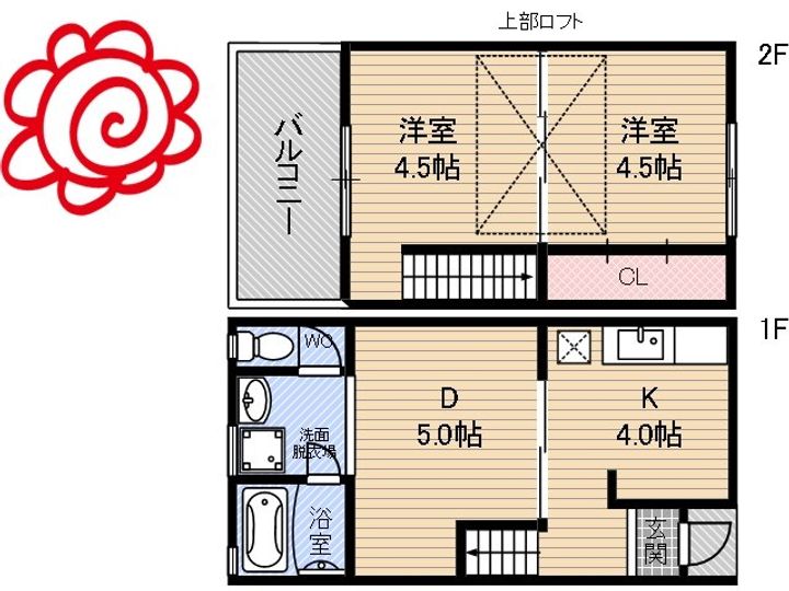 大阪府大阪市鶴見区今津北4(一戸建)の賃貸物件の間取り