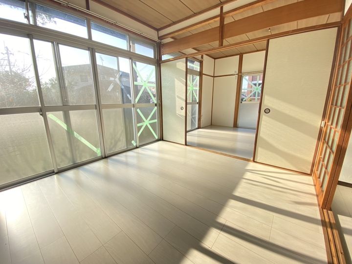 工藤アパートBの居間