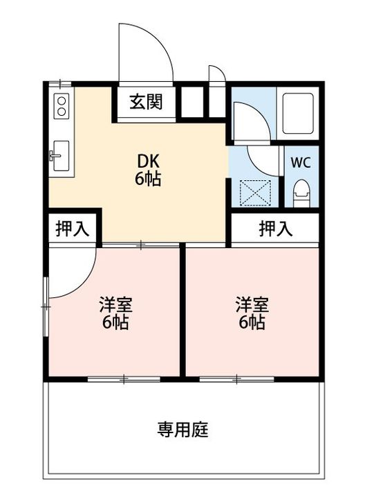 エルハイツイッセーの間取り