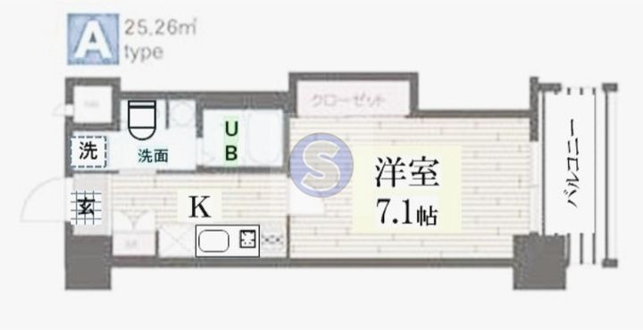 HF四条河原町レジデンスの間取り