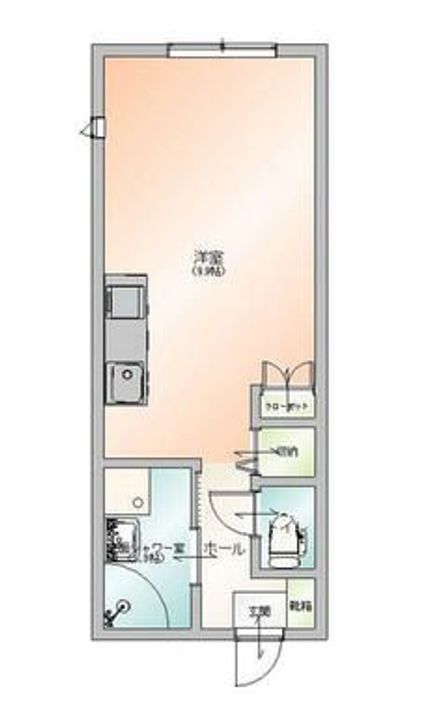 ワンにゃんハウスティラーノ2番館の間取り