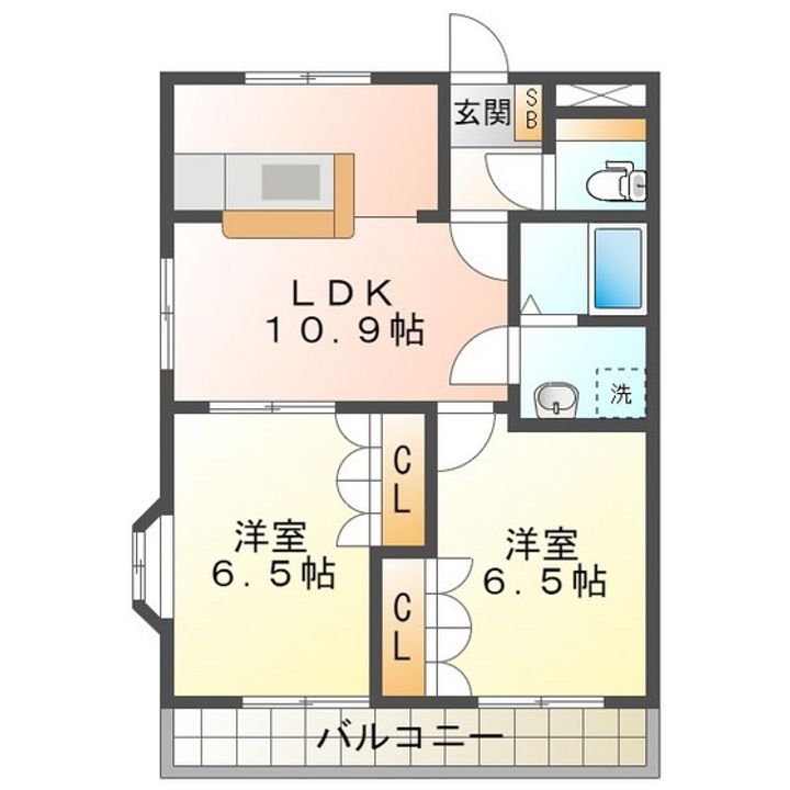 ラピュタ弐番館の間取り