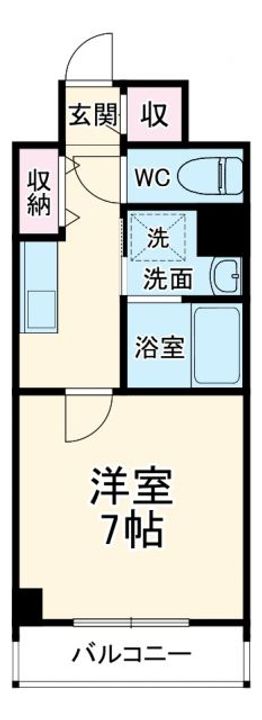 ClaireFontaine西船橋の間取り