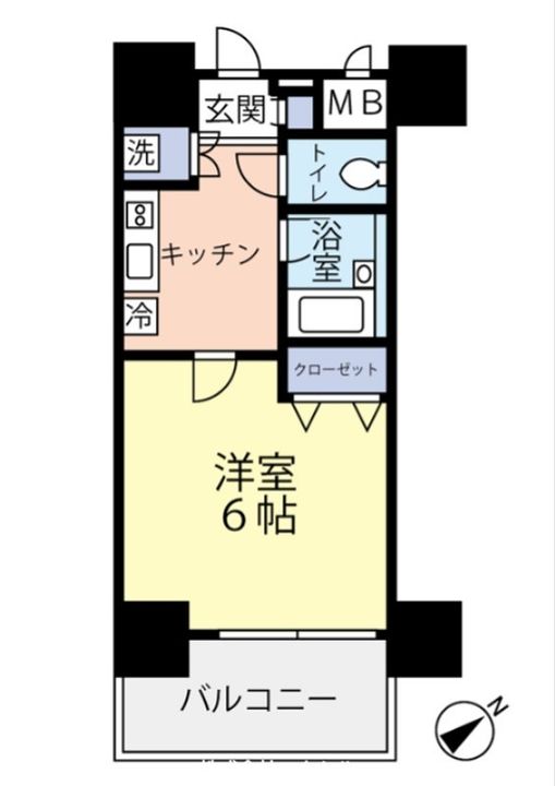 東京都府中市緑町2(マンション)の賃貸物件の間取り