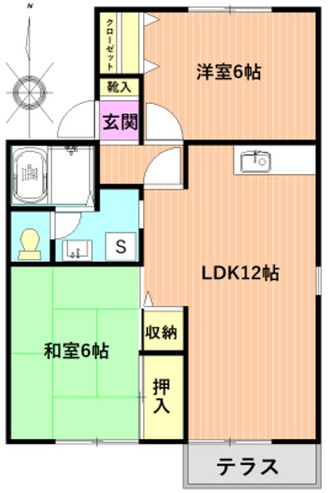 セジュールアイの間取り