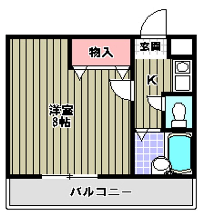 クレールステュディオの間取り