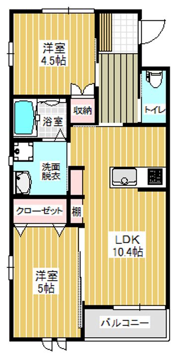 荒牧DHの間取り