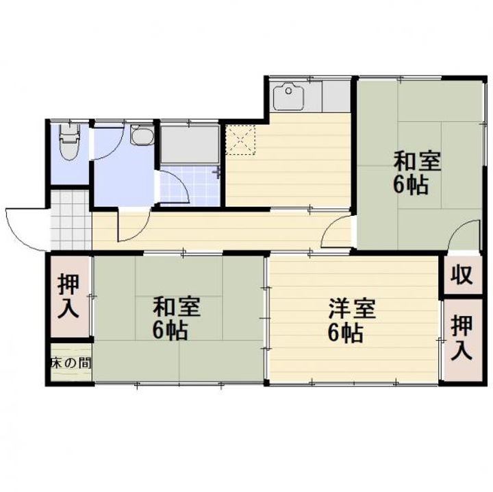 長野県長野市大字稲葉(一戸建)の賃貸物件の間取り