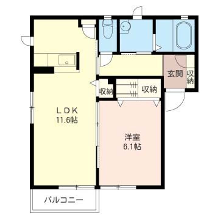 キングス・コートの間取り