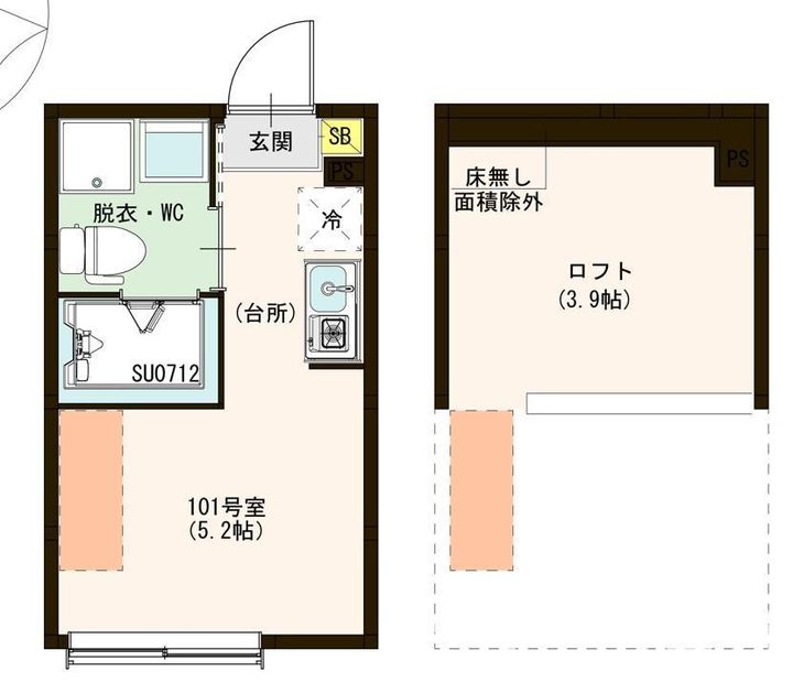 東京都葛飾区堀切2(アパート)の賃貸物件の間取り