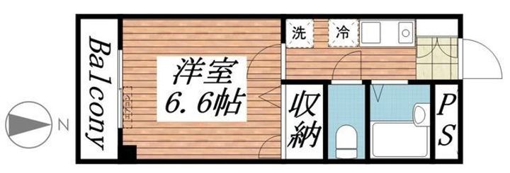 和歌山県和歌山市新留丁(マンション)の賃貸物件の間取り