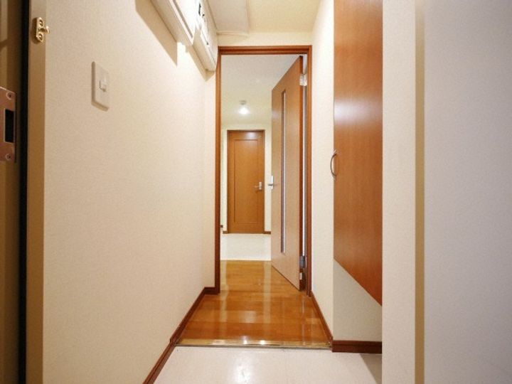 アパネス新さっぽろの玄関