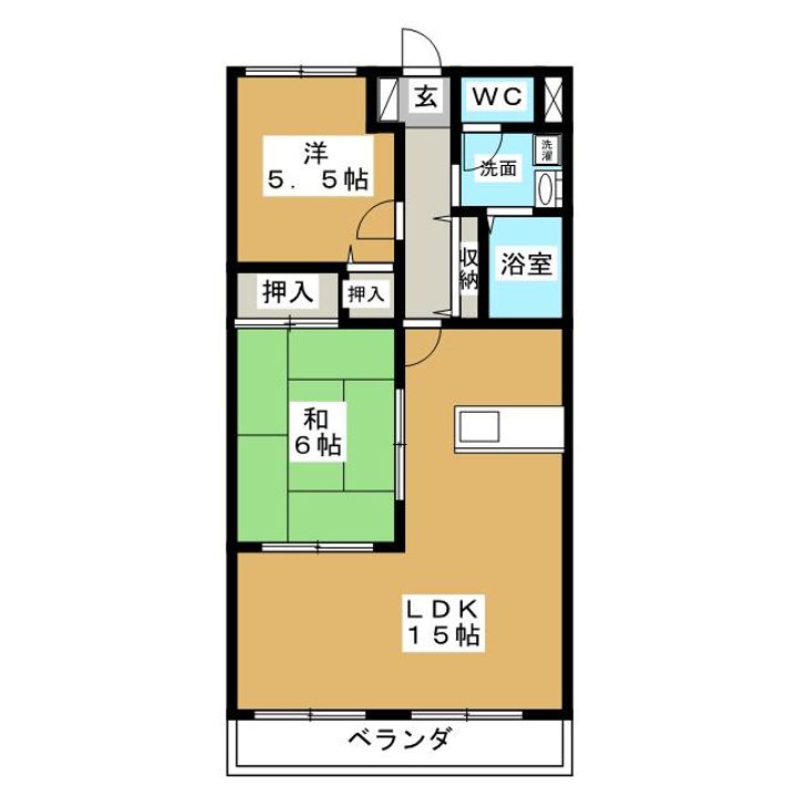 サニーコートの間取り