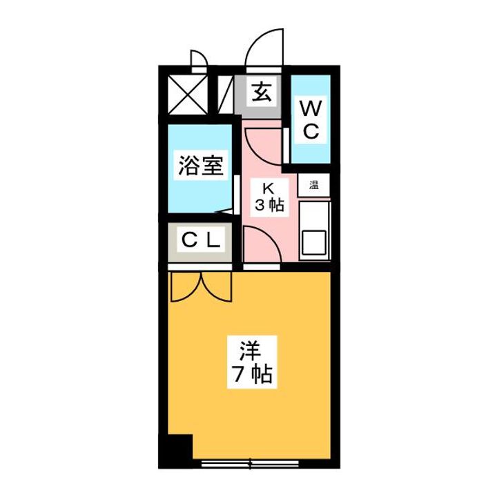 K’S  FLATSの間取り