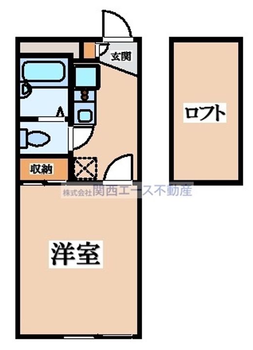 レオパレスシオンの間取り