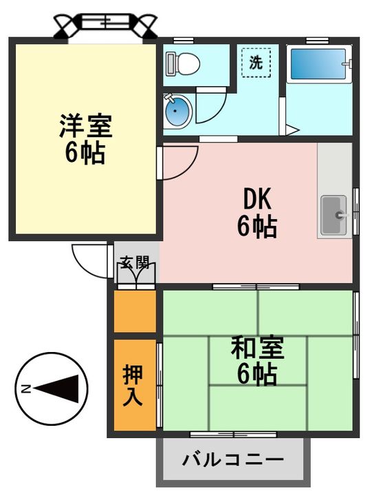 東京都江戸川区北小岩1(アパート)の賃貸物件の間取り