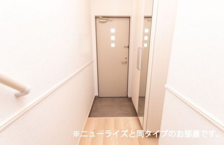 埼玉県加須市南篠崎(アパート)の賃貸物件の玄関