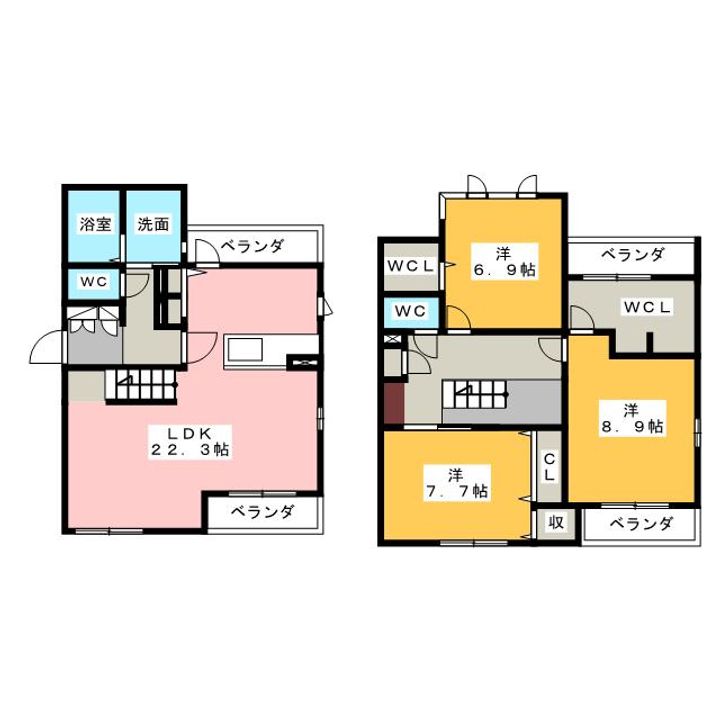 エスパシオ日和の間取り
