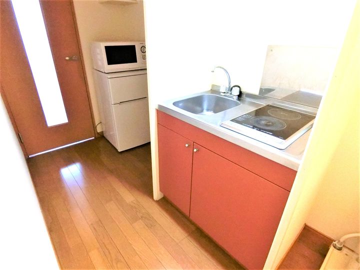 大阪府大阪市城東区諏訪4(アパート)の賃貸物件のキッチン