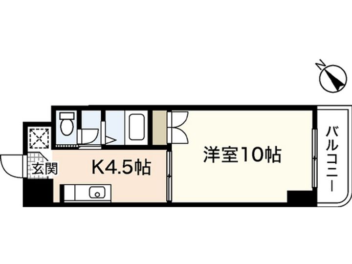 エスト牛田本町の間取り